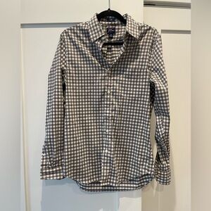 Jcrew men’s plaid long sleeve button down, size S